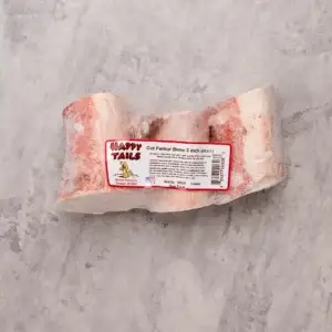 Cut Raw Femur Bone - 3"